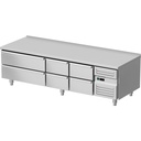 Chladený dno, 2000x700x600 mm, 4 zásuvky GN 1/1, 2 zásuvky GN 2/1 | STALGAST 887246
