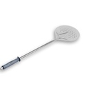 Inox palettino (otočná lopatka) 20 cm | perforovaná | rúčka 75 cm | séria Evoluzione | GI Metal IE-20F/75