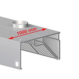 Krabicové odsávače pár Hĺbka 1000 mm