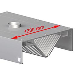 Priestorové odsávače pár Hĺbka 1200 mm